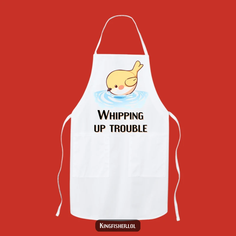 Funny Diving Bird Apron: Cook Up Fun with This Humorous Kitchen Splash