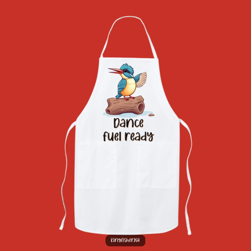 Funny Kitchen Kingfisher Apron - Dance Party Chef - Humorous Gift
