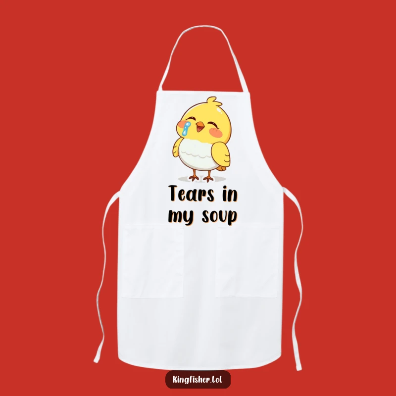 Funny Crying Laughing Bird Apron: Cook with Glee - The Ultimate Funny Gift!