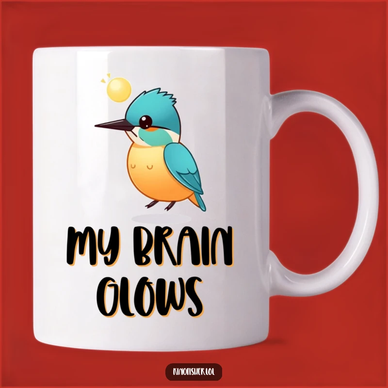 Funny Round Kingfisher Sphere Mug: A Whimsical, Glowing Gift for Joy