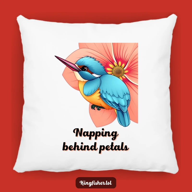 Funny Curious Kingfisher Pillow: Cozy Comfort with a Hidden Surprise Gift