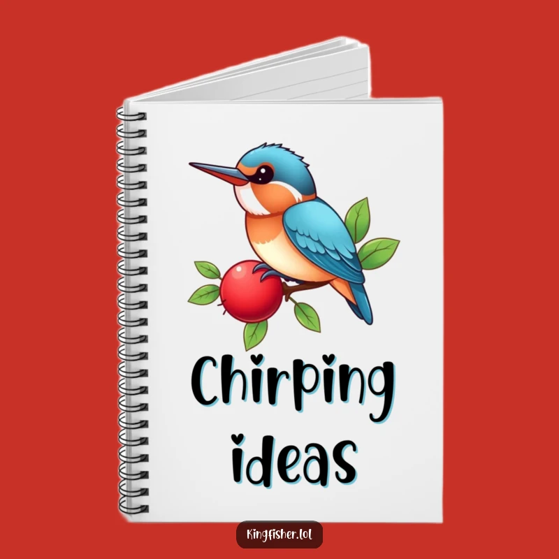 Creative Funny Kingfisher Notebook: Berry Ideas, A Humorous Gift for Inspired Writers