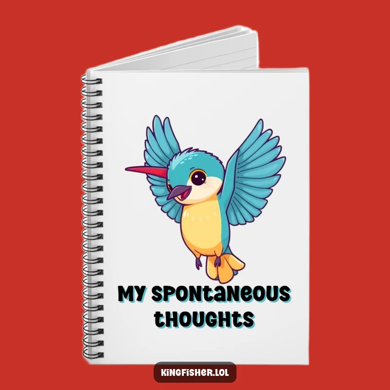 Joyful Kingfisher Cartwheel Notebook: Capture Your Fun - Fantastic Funny Gift!