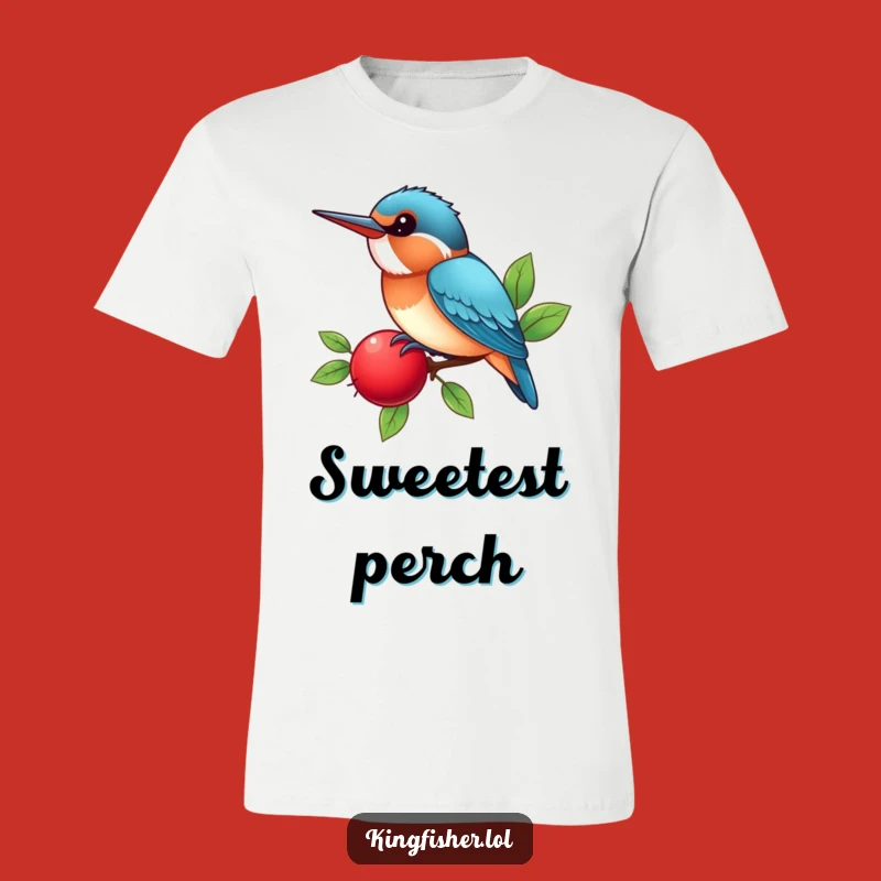 Cheerful Funny Kingfisher T-Shirt: Berry Song Humor, A Bright Humorous Gift for Happy Souls
