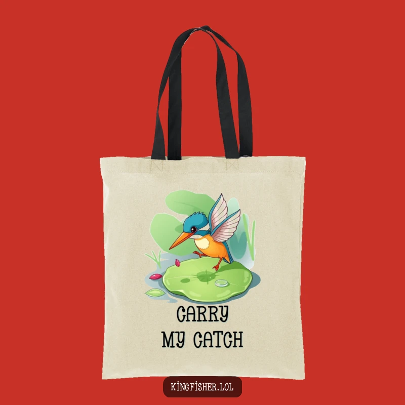 Funny Kingfisher Tote Bag: Carry Your Prey (or Groceries!) in Style, Gift