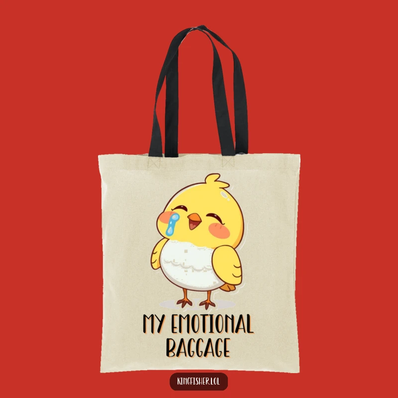 Funny Crying Laughing Bird Tote Bag: Carry Your Giggles - Fantastic Funny Gift!